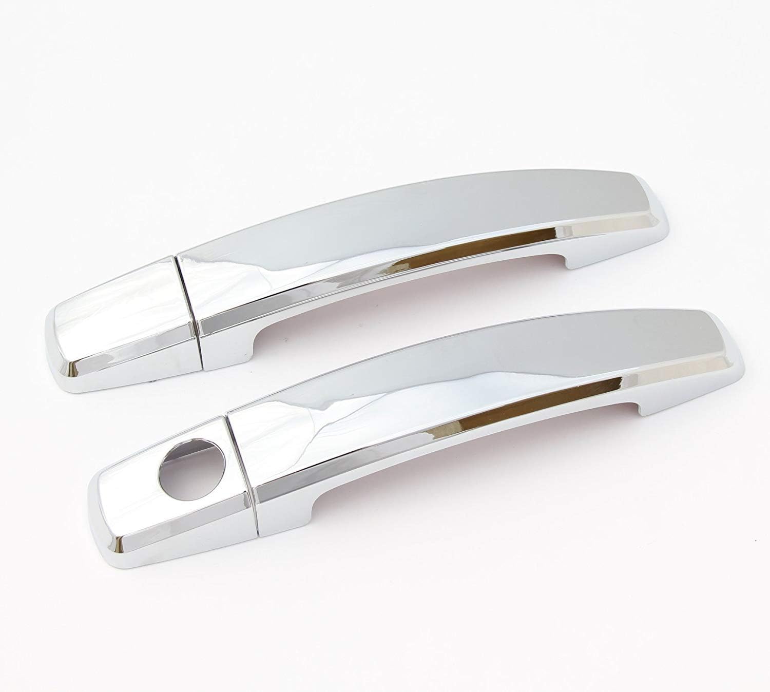 Chrome Door Handle Cover and Handle Guard for 2010-2015 Chevy Camaro Coupe (2 Doors)