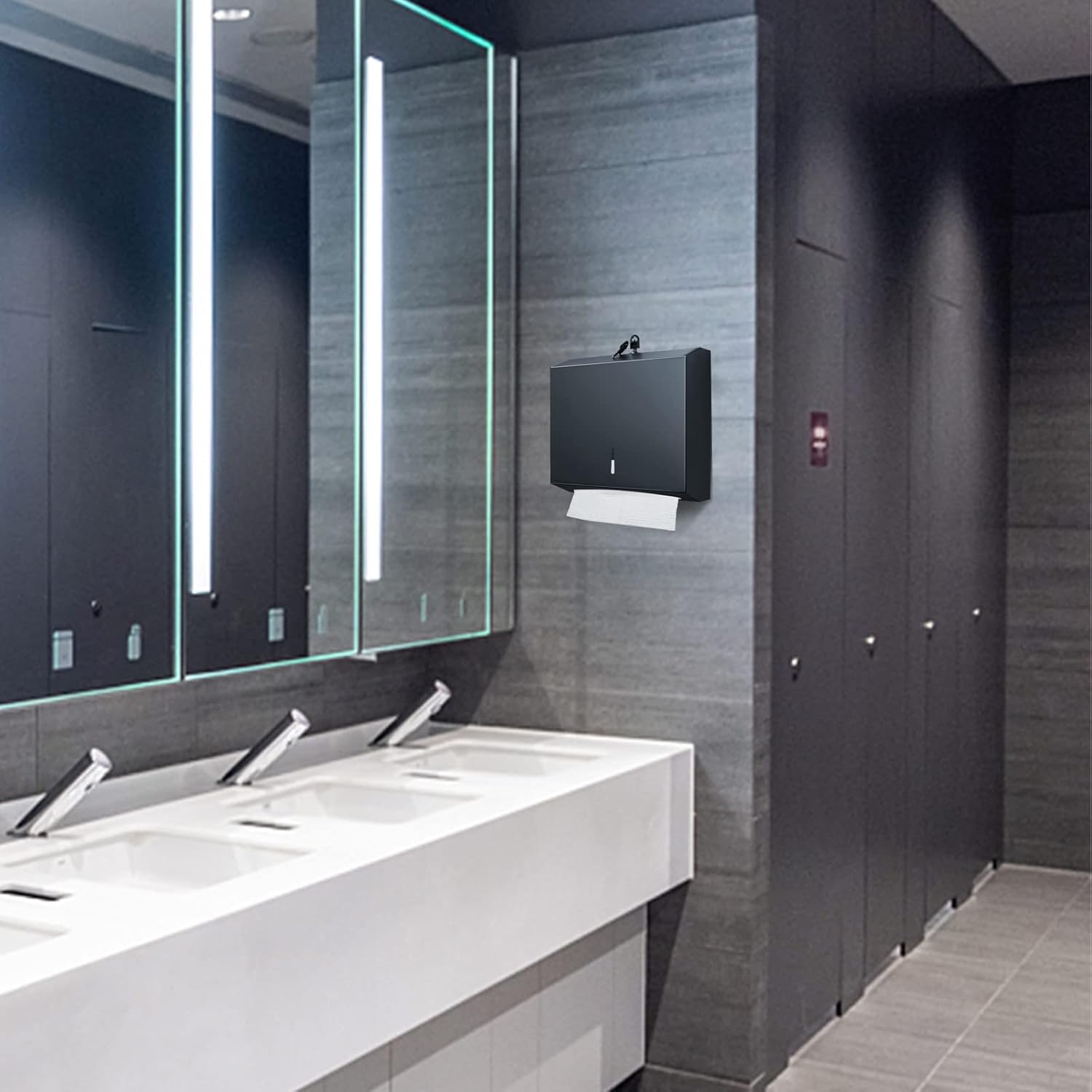Paper Towel Dispenser Wall Mount Commercial & Toilet Paper Holder Wall Mount