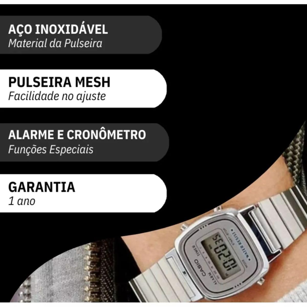 Orologio da Donna Casio LA70WA-7D