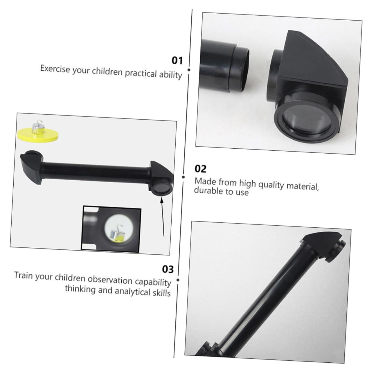 Mipcase 2Pcs Periscope Professional Periscope Removable Optical Experiment Periscope Self- Made Practical Teaching Tools Supplies - Image 7
