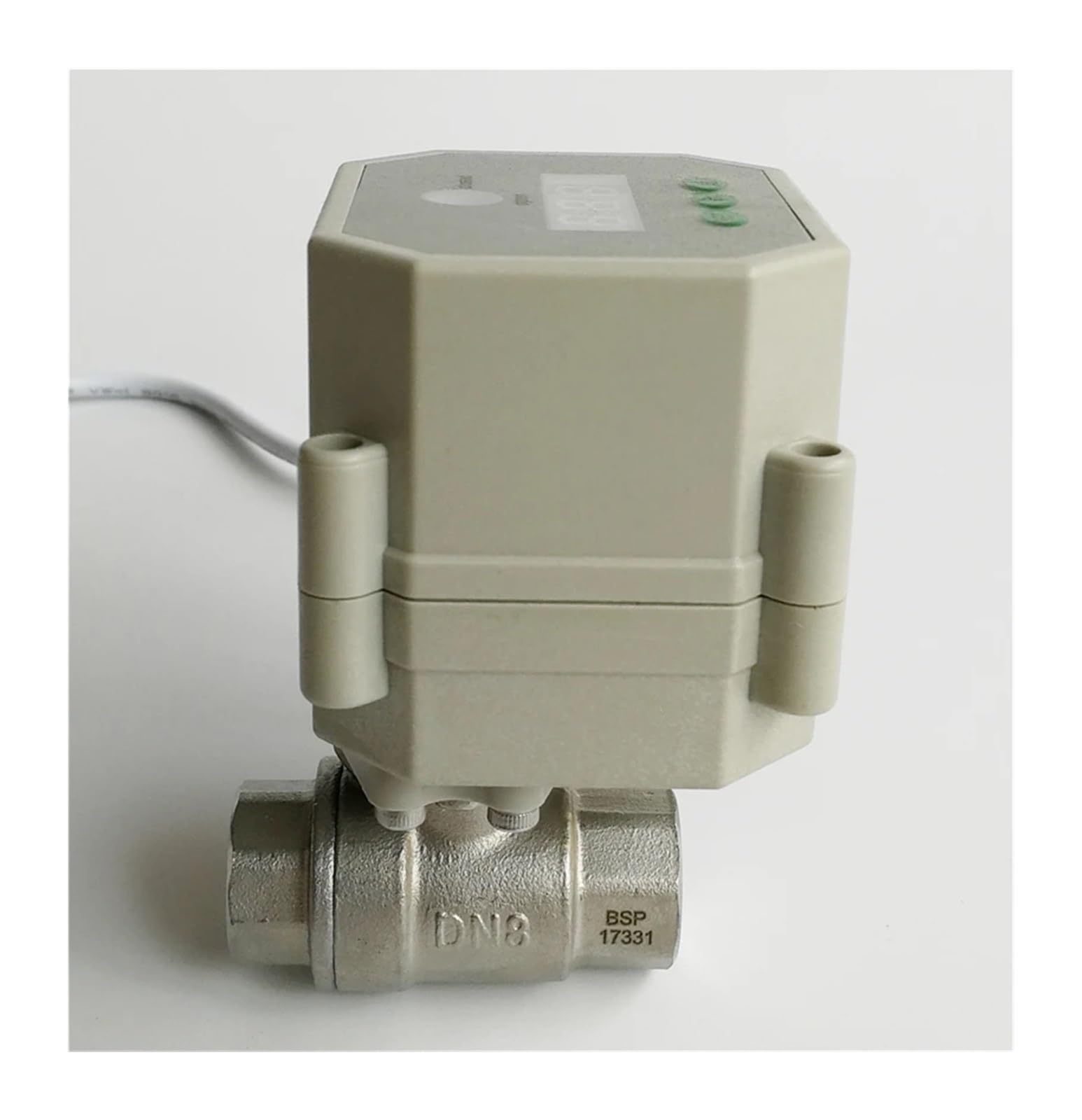 AC/DC9-24V Motorized Ball Valve with Timer B1S1P/NPT 1/4'' SS304 Timer Controlled Valve for Auto Water Supply(B1s1p Dn8)