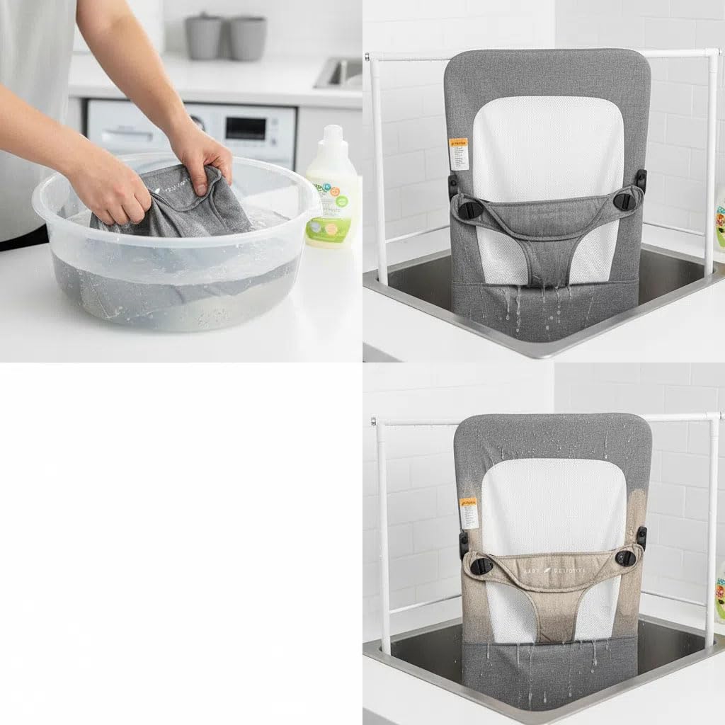 Replacement Bouncer Cover for Baby Delight Highland/Alpine & Baby Bjorn, Breathable Cotton Polyester Mesh, Machine Washable (Cover Only)