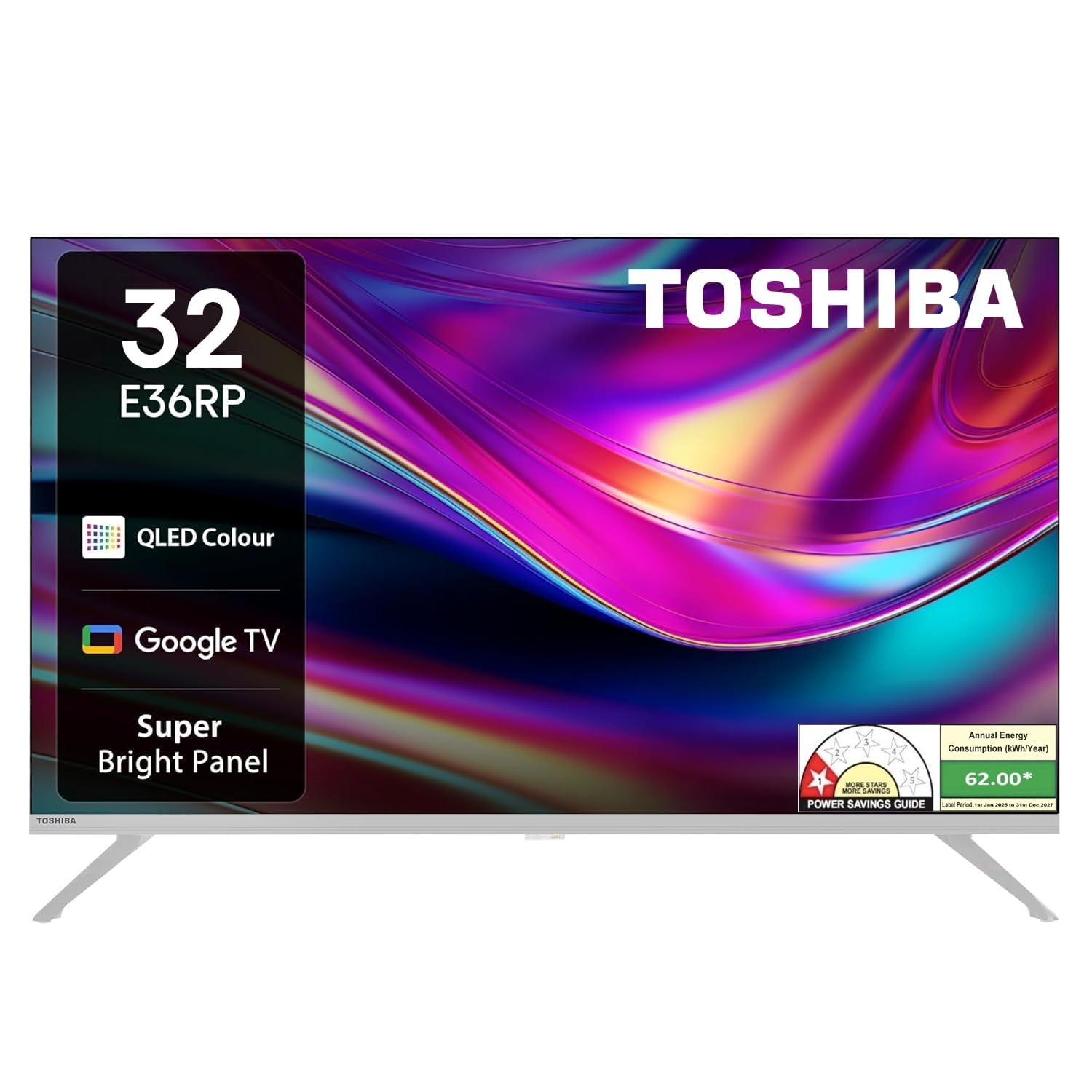 Toshiba 80 cm (32 inches) E36RP Series HD Ready Smart QLED Google