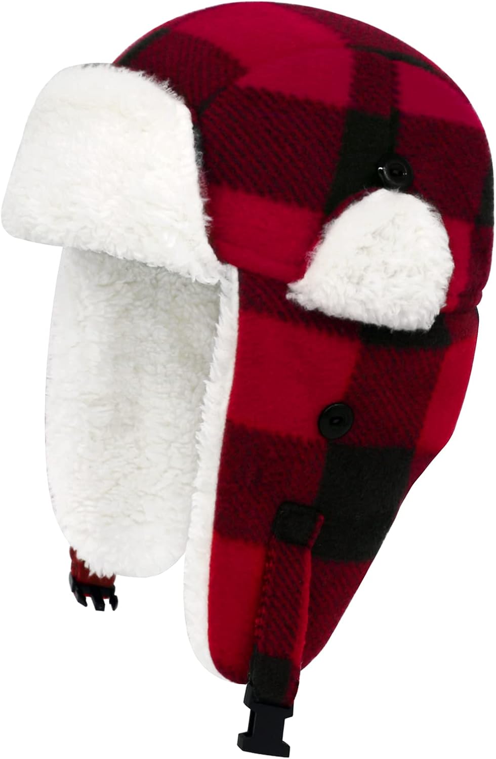 Sarfel Toddler Winter Hat Baby Boy Winter Hat Sherpa Lined Toddler Warm Fleece Hats Kids Trapper Hats for Boys Girls Beanie