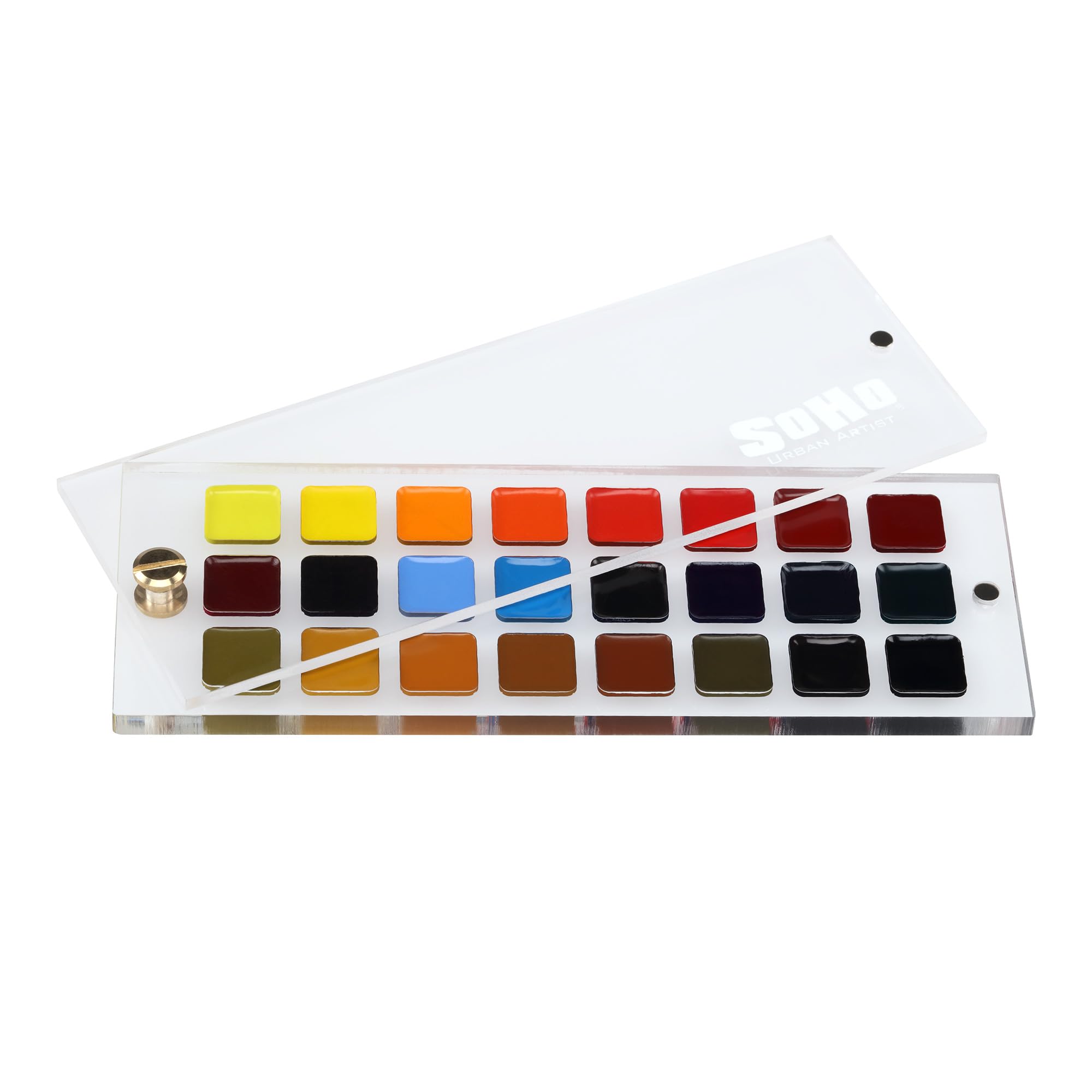 Palette aquarelle compacte Soho Urban Artist pour peindre en voyage