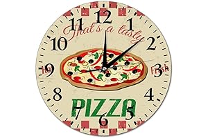Funny Delicious Pizza Wall Clock