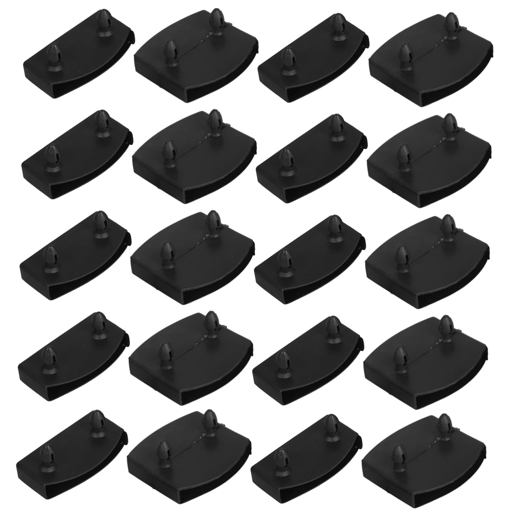 Cabilock 1Set Plastic Bed Slat End Caps Holders Connectors for Slats Replacement Furniture Accessories for Single and Double Beds Office Chairs and More