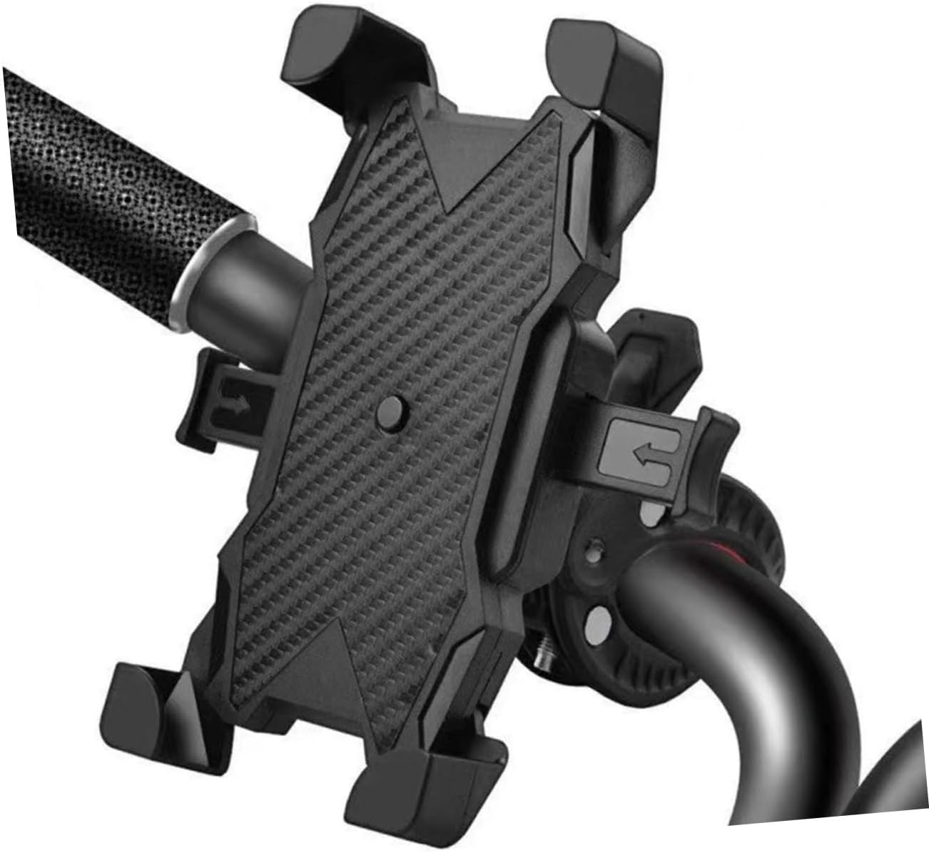 Motorcycle Phone Mount Anti-Drop Vibration Resistant Bike Holder Compatible Easy Installation for Cycling and Motorbike Use