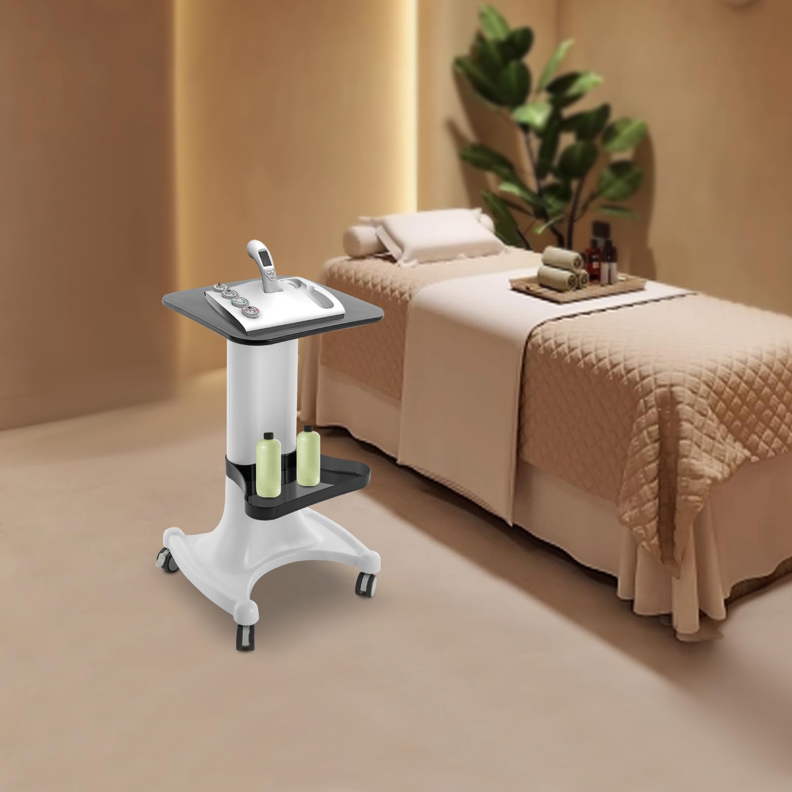 Carrello per Parrucchiere, su Ruote, per saloni di Parrucchiere, Centri estetici, Negozi di Animali, edifici per uffici, biblioteche