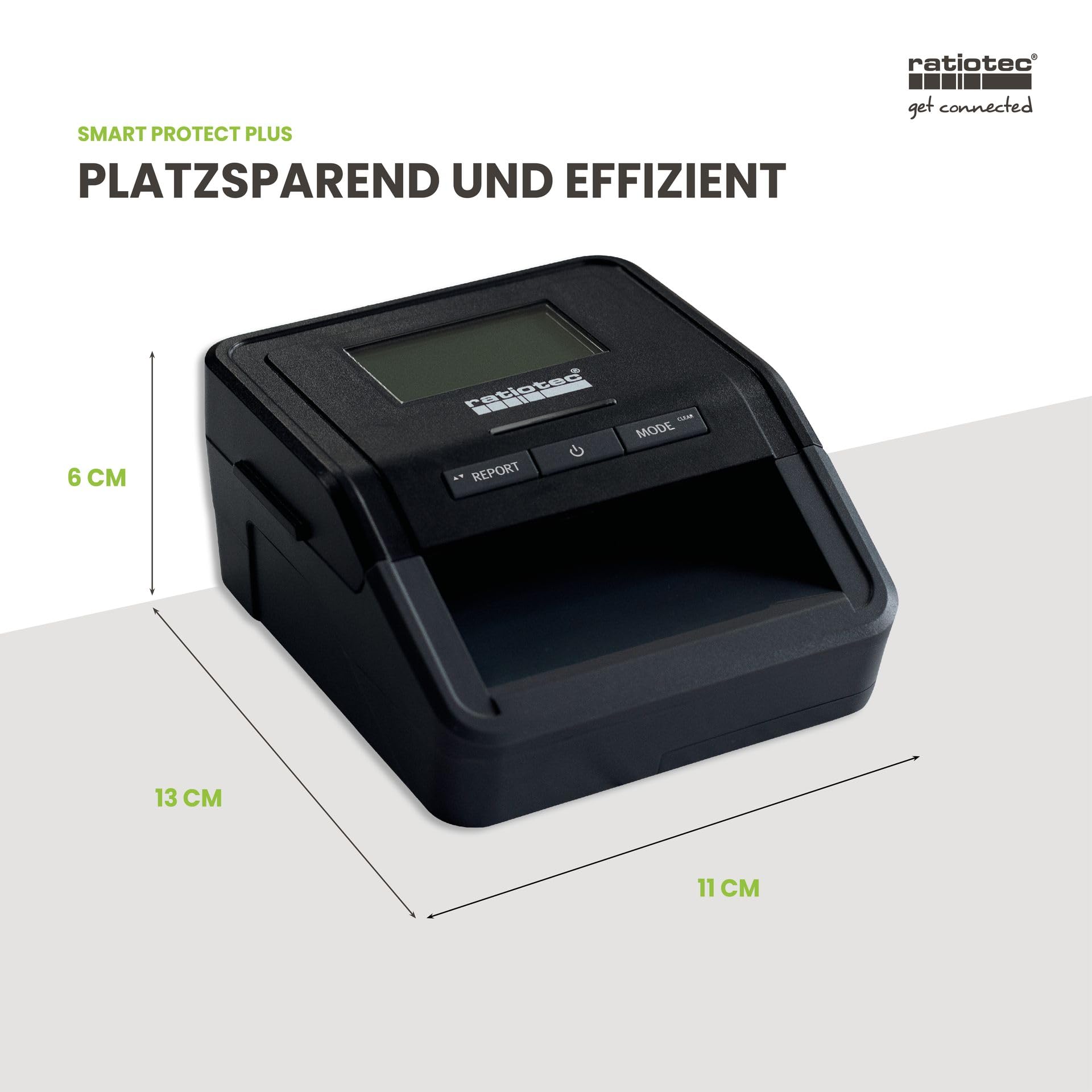 ratiotec Prodotti per Ufficio, Plastica Metallo, Nero, Unica