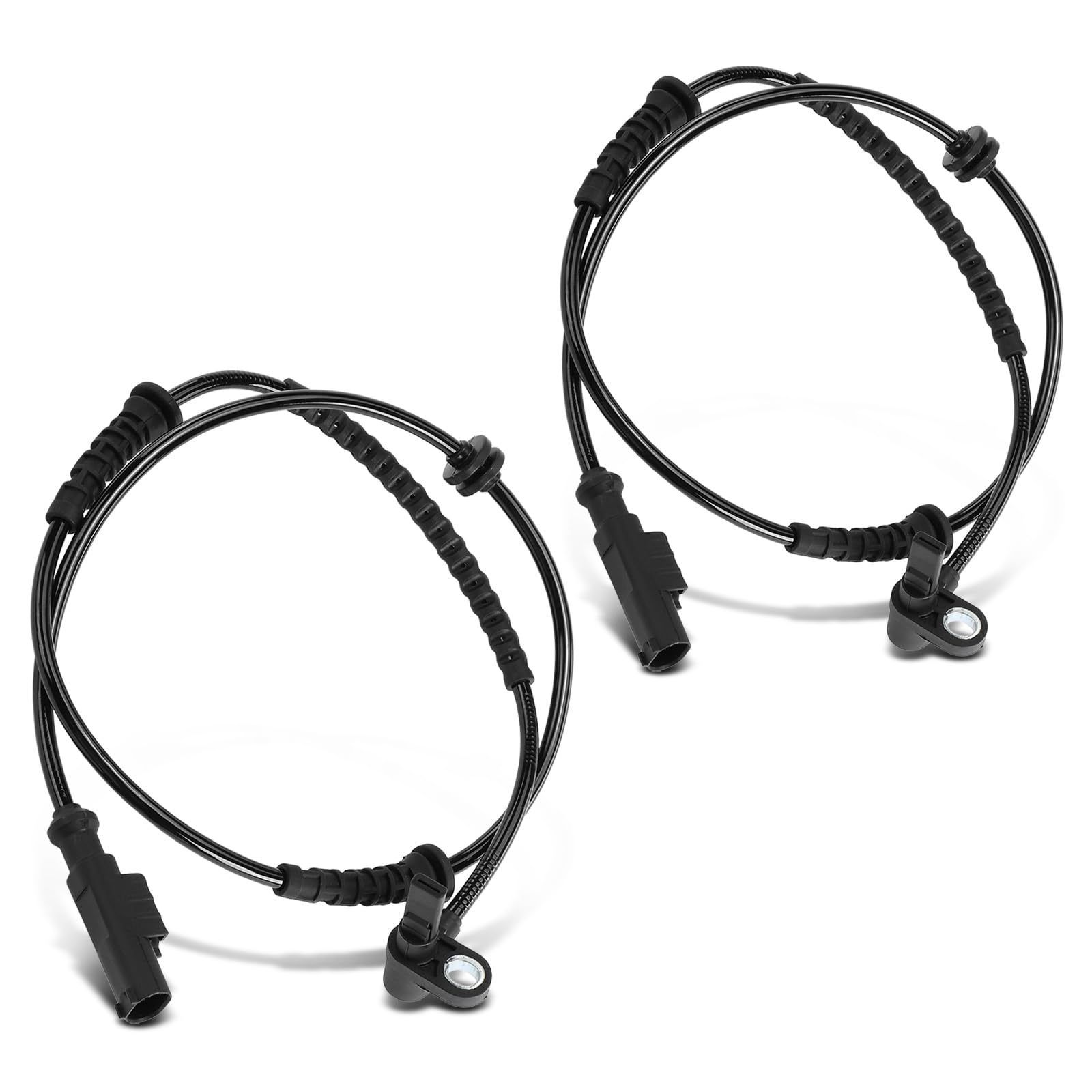 Frankberg 2x Sensore Velocità Ruota Sensore ABS 2-Poli Compatibile con 500L 351 352 0.9 0.9 Natural Power 1.6 D MultiJet 1.3 D MultiJet 1.4 1.4 LPG 2012-2025 Replace# 52009180,51884745