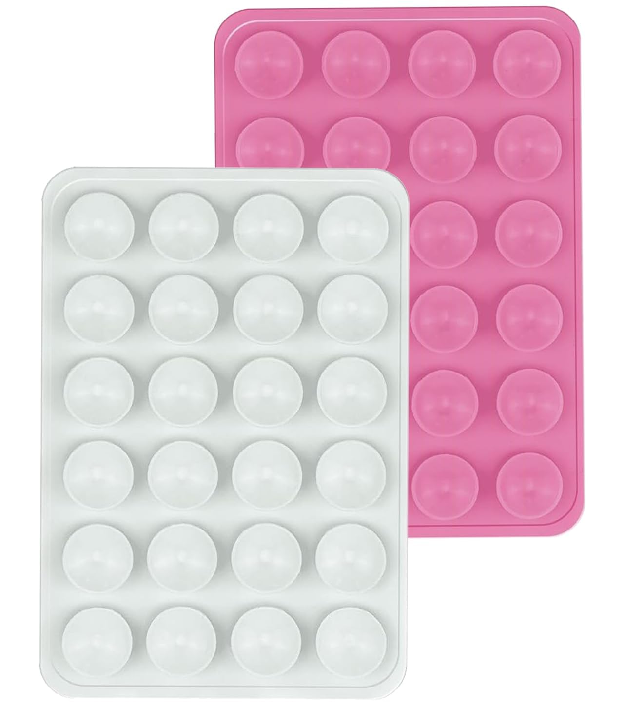 Suction Phone Case Sticker Grip Silicone Holder Mount for Hands-Free Mobile Accessory Holder Grip, Video Phone Accessory Compatible Mirror, Shower (Pink) (White)-image-19