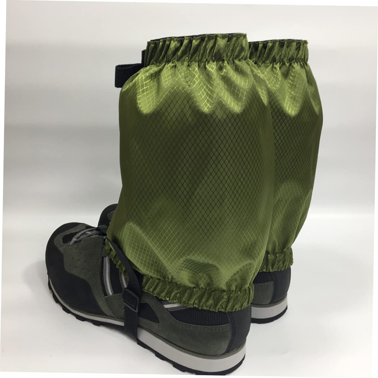 Sosoport Polaina para Caminar en el Tobillo Senderismo Polainas antidesgarro para Botas Berg Botas de Nieve Polainas Aire Polaina Impermeable para Caminar Rojo