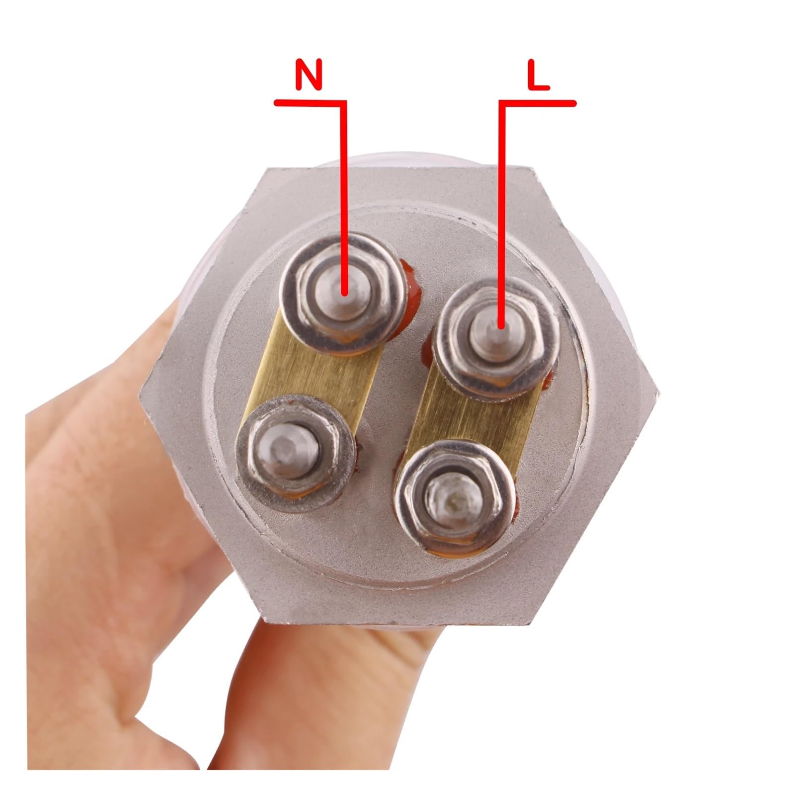Rezystor do podgrzewacza wody, DN25 1-calowy element podgrzewacza wody BSP 220 V 1000 W / 1500 SUS304 Wielokolorowy(Silver,1000w)