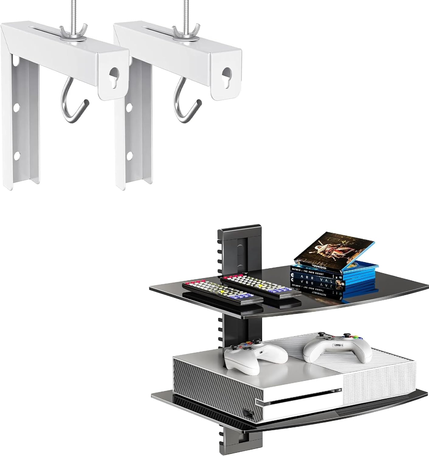 WALI Universal Projector Screen Ceiling Mount and Floating