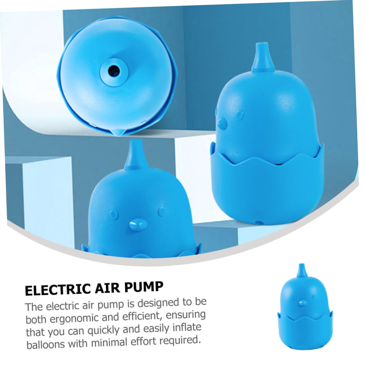 Pompa Elettrica per Palloncini Atmosfera Natalizia Blu 400W AC220-AC240 V