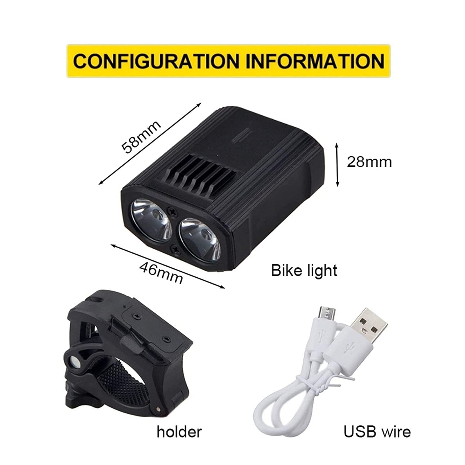 Amazon.co.jp: 自転車ライトフロント2000ルーメン自転車フロントライト