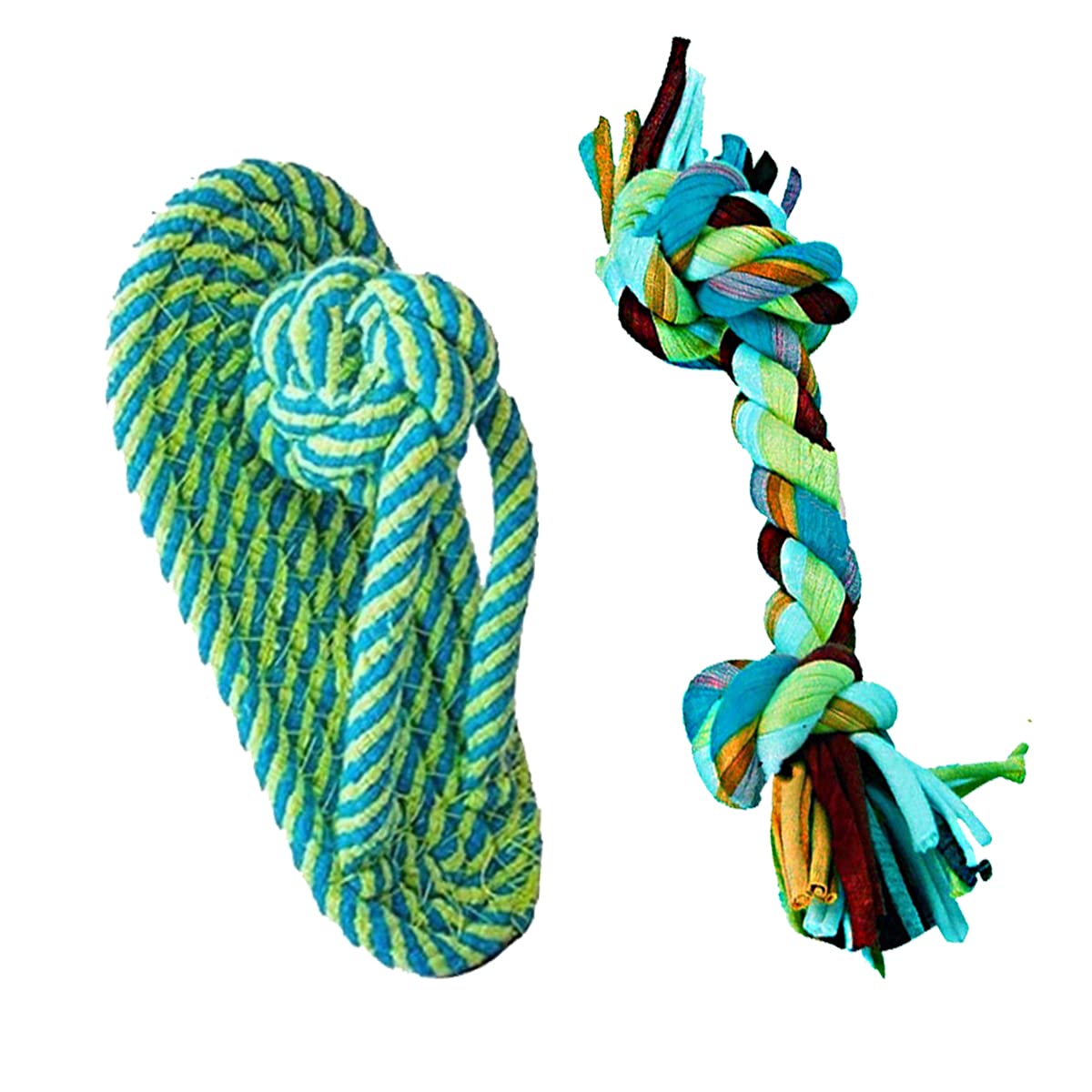 BLACKDOG Puppy Toys + Rope Toys for Dogs + Puppy Chew Toys + Teething Rope Toys Set of 2 Durable Cotton Dog Toys for Playing and Teeth Cleaning Training Toy 2 in1 Combo Pack (Color May Vary) (B09F9BSXXQ) Amazon Price History, Amazon Price Tracker