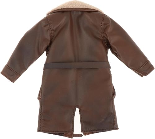 Miniatura 2 de Gabardina con alambre de figura a escala 112, disfraz de soldado en miniatura, chaqueta retro con solapa de cosplay para figuras de acción de 6