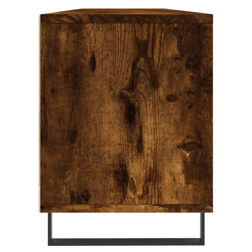 Mobile TV basso in rovere affumicato, 150 x 30 x 44,5 cm
