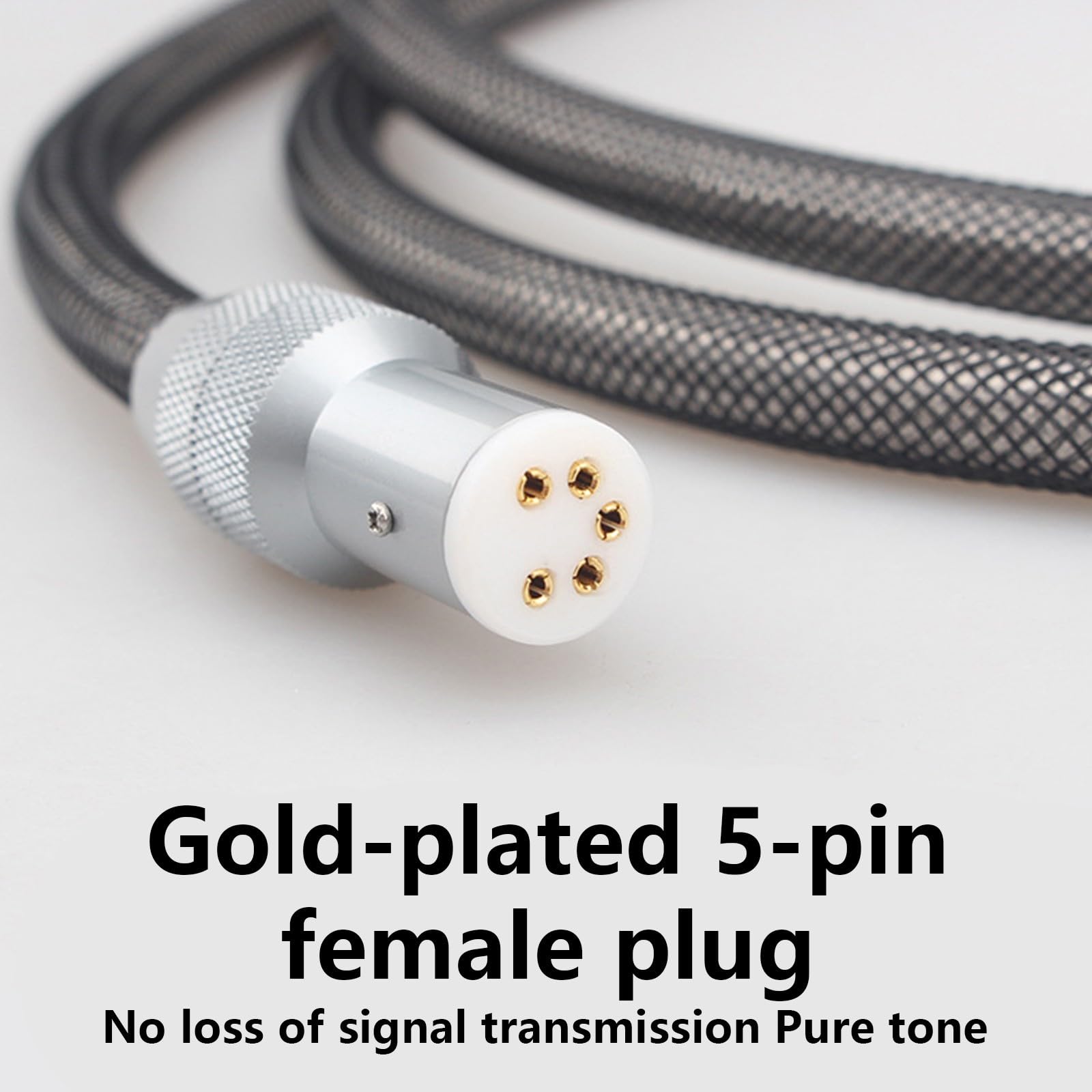 Spine di messa a terra Sound Phono Tonearm Cavo con Filo di Terra per Vinili Giradischi Estensione Cavo Accessorie Tonearm