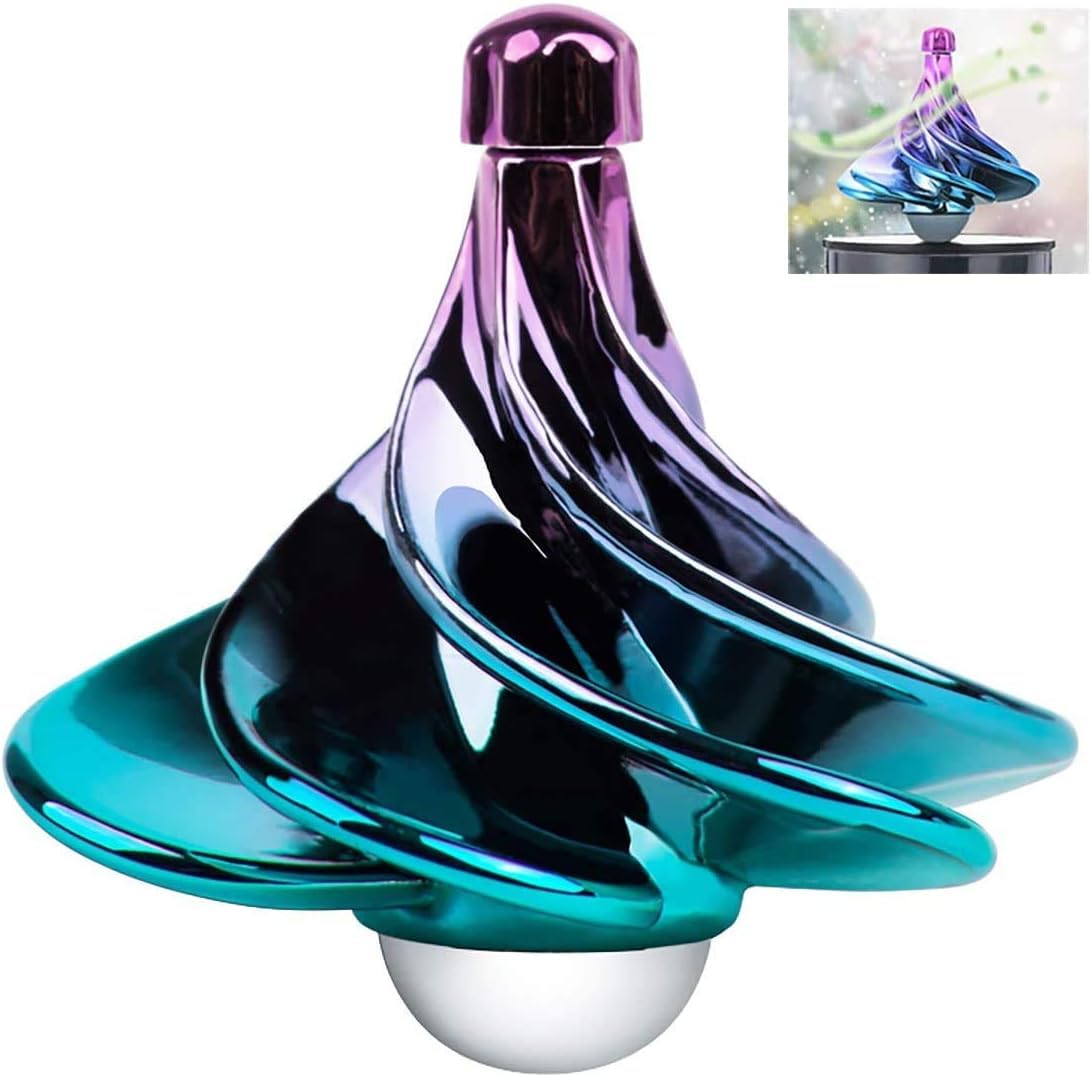 Gyro Wheel Spinning Top Toy - Stress Relief Desk Companion & Novelty Gift for All Ages