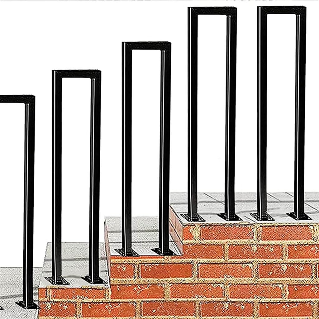 Antypoślizgowe stopnie balustrady boczne do gar& poddasza 1,8 stopy (1.8ft / 55 cm) bezpieczny ase dla łatwego dostępu bili i bezpiecznej wspinaczki, idealne do użytku domowego