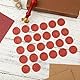 50 Stück Wachssiegelaufkleber, Selbstklebende Wachssiegelaufkleber Anfängliches Alphabet Wachssiegelaufkleber Kein Siegelstempel Erforderlich für Hochzeit Einladung Weihnachten (Rot, H)