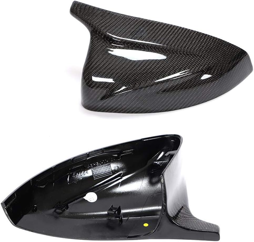 Mirror Cover fits for Audi A3 Base/A3 Sline S3 Hatchback Convertible Sedan 2Door 4Door 2014-2020 Replacement Rearview Mirror Caps Car Exterior Outside Shell (without Side Assist)