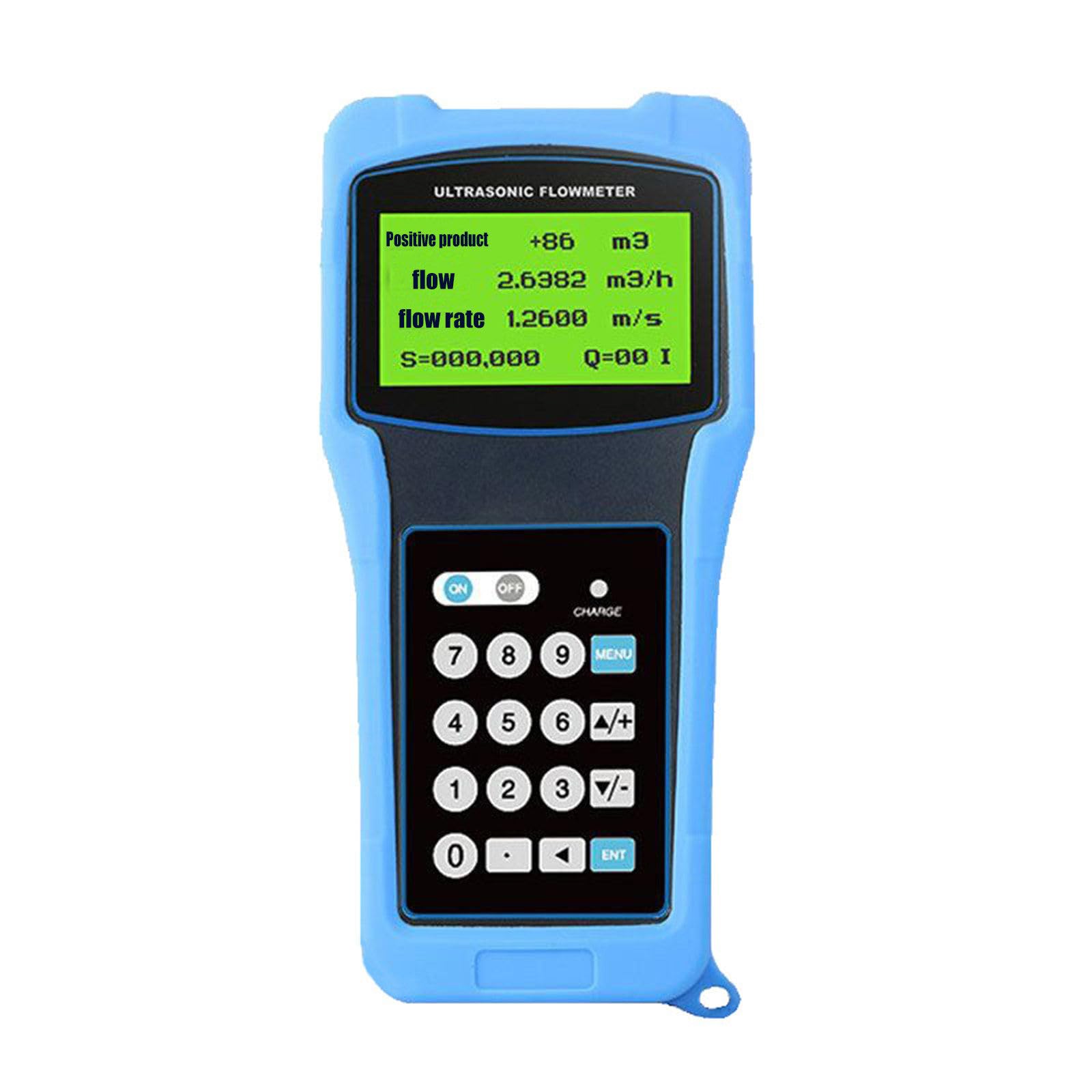 MQL-KGVCJSF Flow Meter - Non-Contact Measurement, Wide Range Sensor - Portable Digital Flow Meter, Handheld Flow Meter, Portable Flow Meter Suitable for Various Industries,DN15-DN100