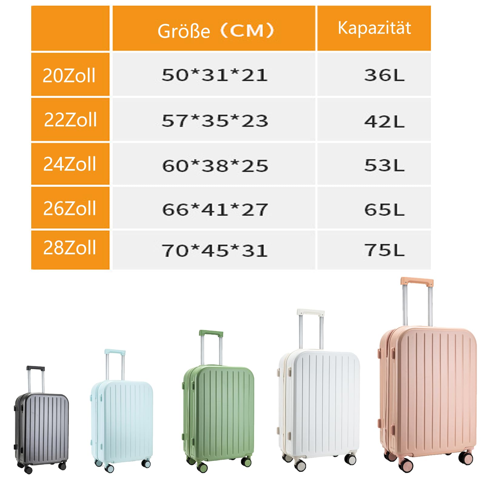 Maleta ultraligera para avión, equipaje de mano, maleta con ruedas, maleta de viaje para equipaje de mano, maleta de viaje, grande, rosa, 22 pulgadas