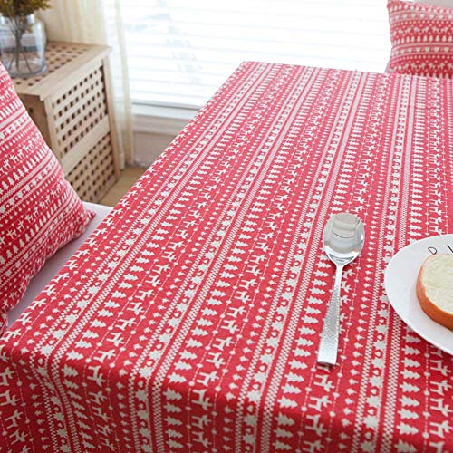 Nappe de Noël décoration de table haut de gamme pour réception rectangulaire - 2