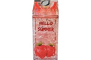 Adorable Strawberry Milk Carton Water Bottle - Stay Hydrated with a Dash of Kawaii