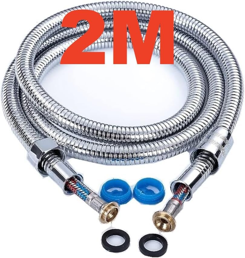 Luxau Shower Hose, 79 Inches (2M) Extra Long Stainless Steel Handheld Shower Head Hose with