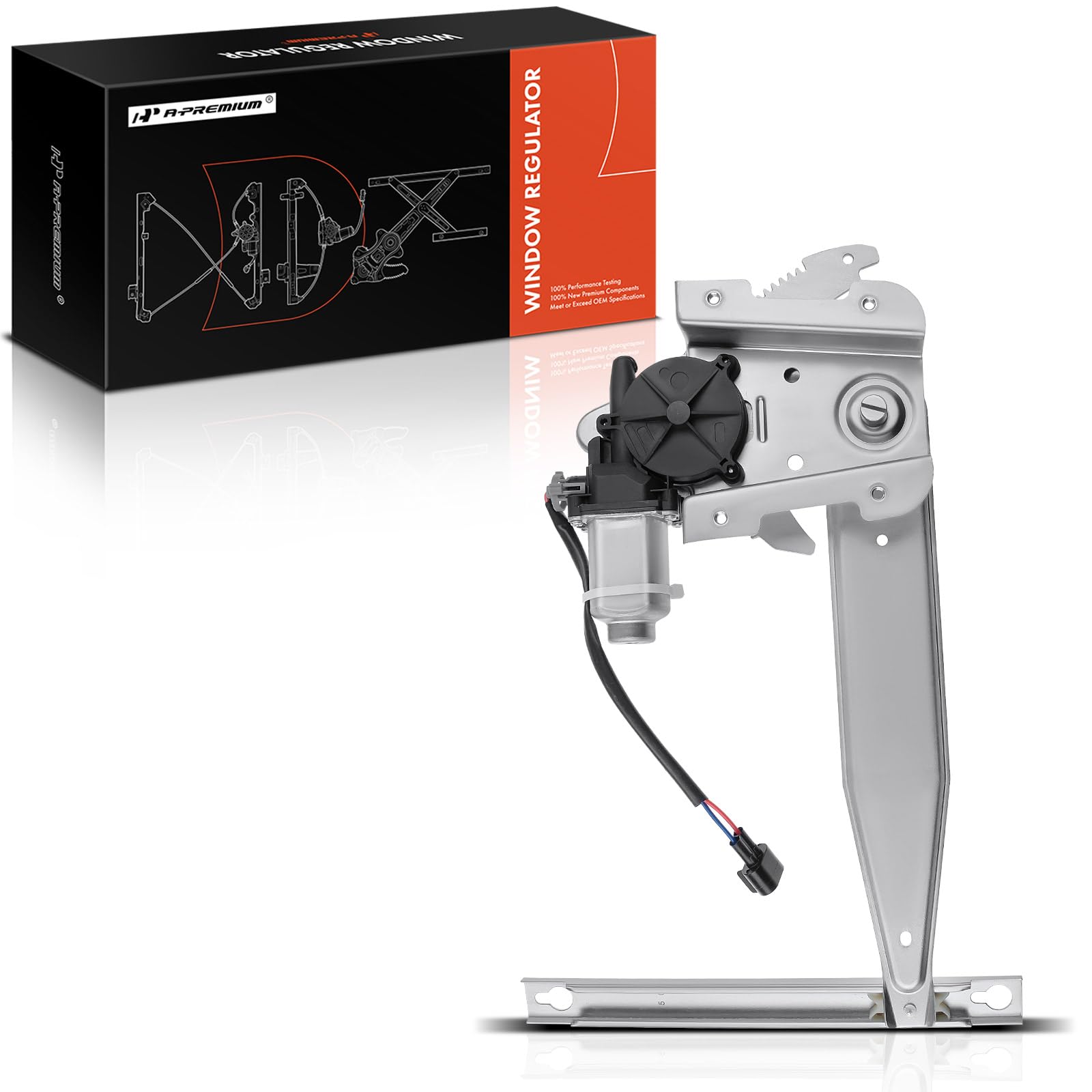 A-Premium Electric Power Window Regulator with Motor Compatible with Chrysler Aspen 2007-2009 Dodge Durango 2004-2009 Rear Left Driver Side