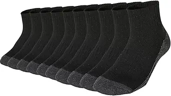 SoxDaddy Men’s 10Pack Athletic Socks,Comfy Cotton Full Cushion Casual Low Cut Socks