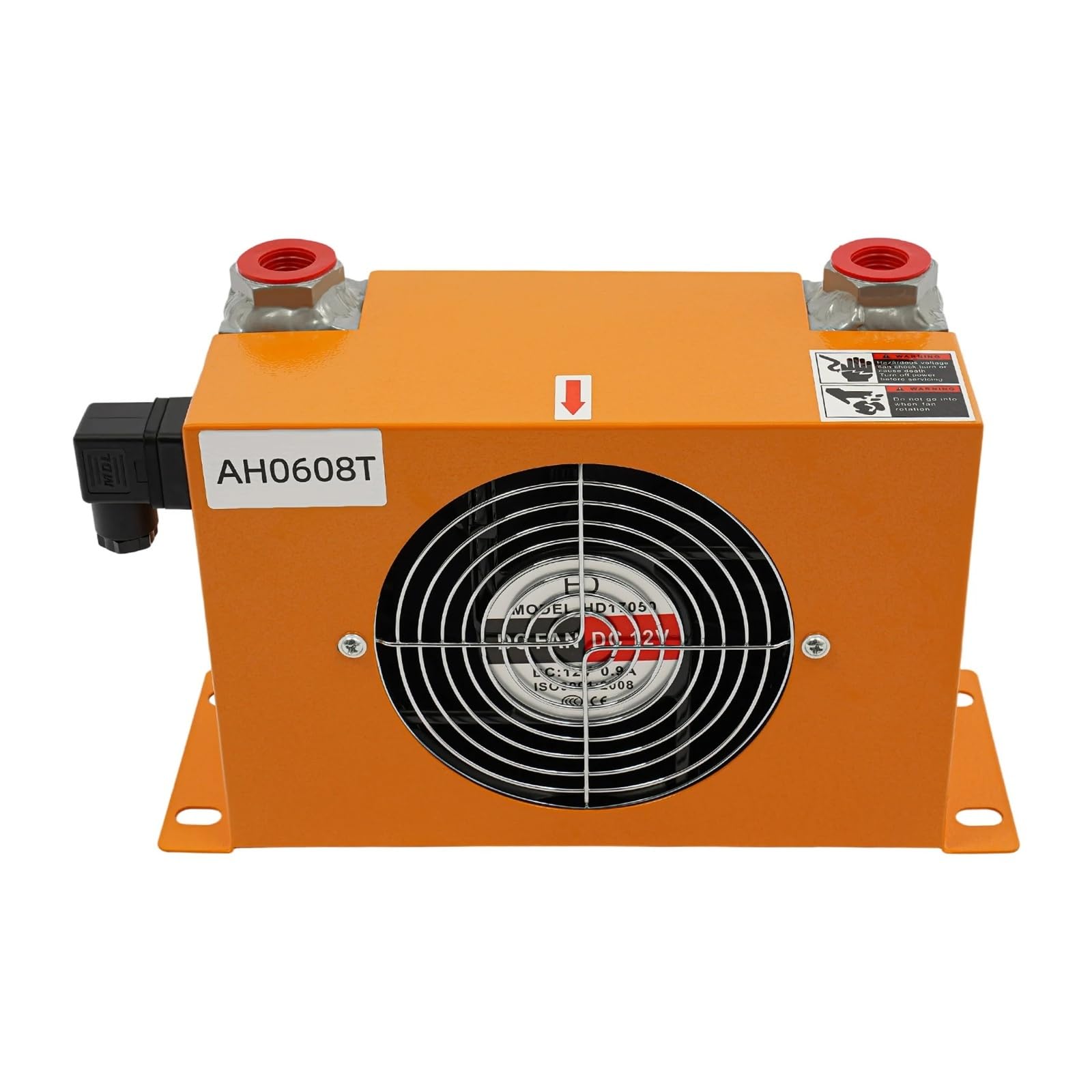 AH0608T 0L/Min 2300Kcal/H Radiatore dell'olio idraulico, Radiatore dell'olio motore interamente in rame, Radiatore compatto for impianto idraulico e lubrificazione Operazione stabile