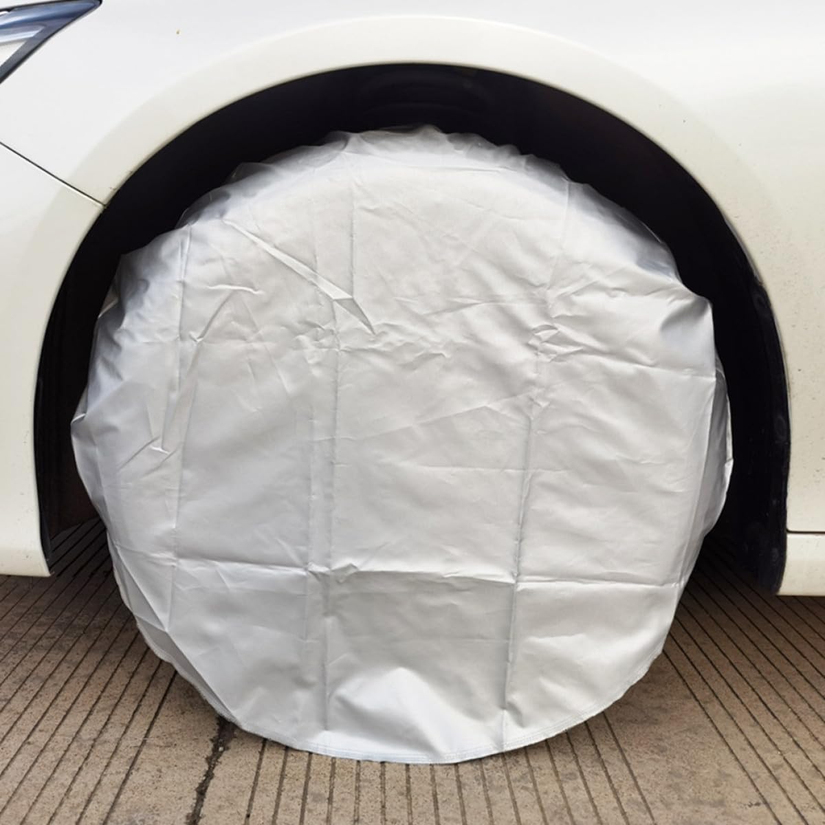 Alipis 4piezas Cubiertas para Neumáticos Fundas Protectoras Oxford para RV y Camiones Resistentes y Fáciles De Instalar