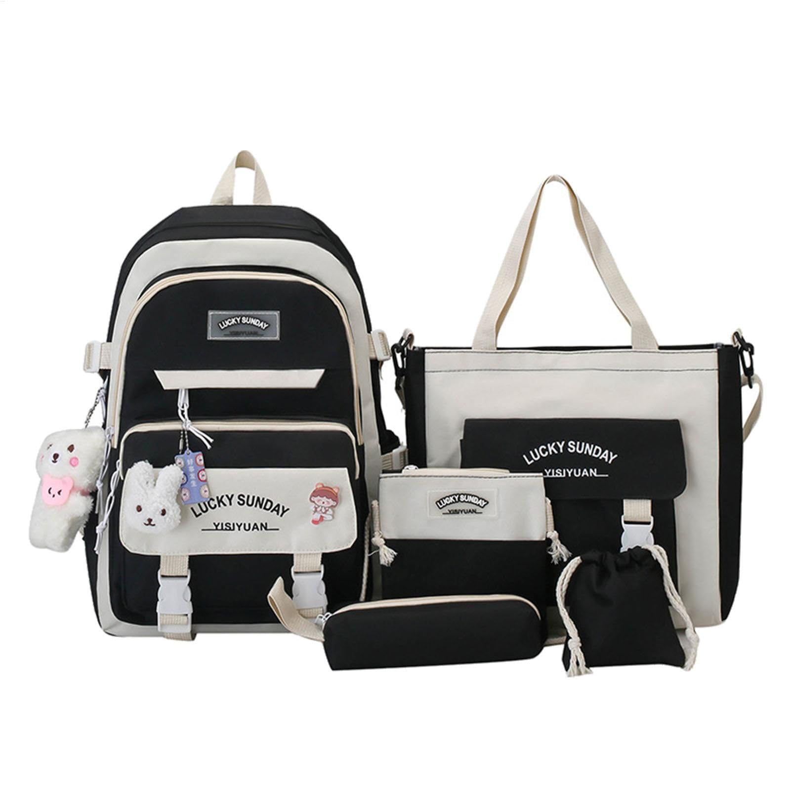 Kit Escolar Juvenil Set Combinado Mochila, Macuto Y Bolso Tote