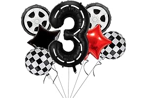Race Car Birthday Balloons Decorations