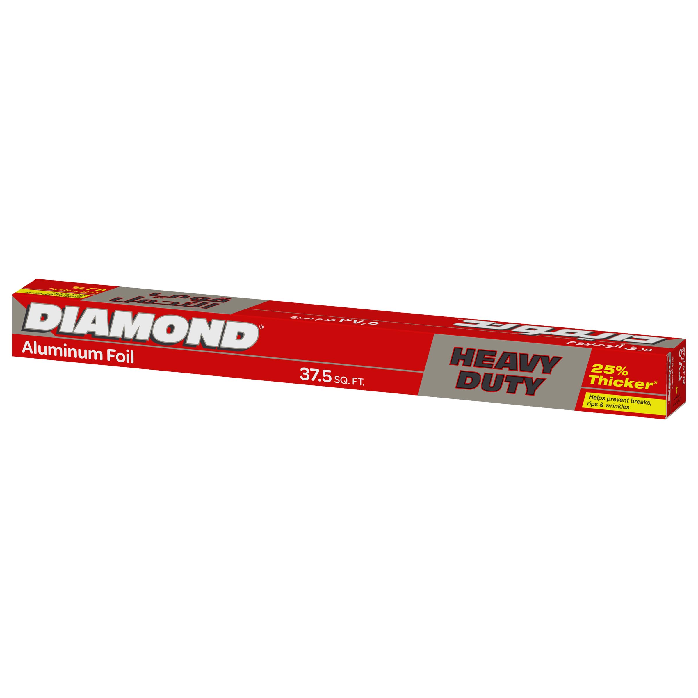 Diamond Crystal Heavy Duty Aluminum Foil Strong & Durable, 37.5 Sq Ft
