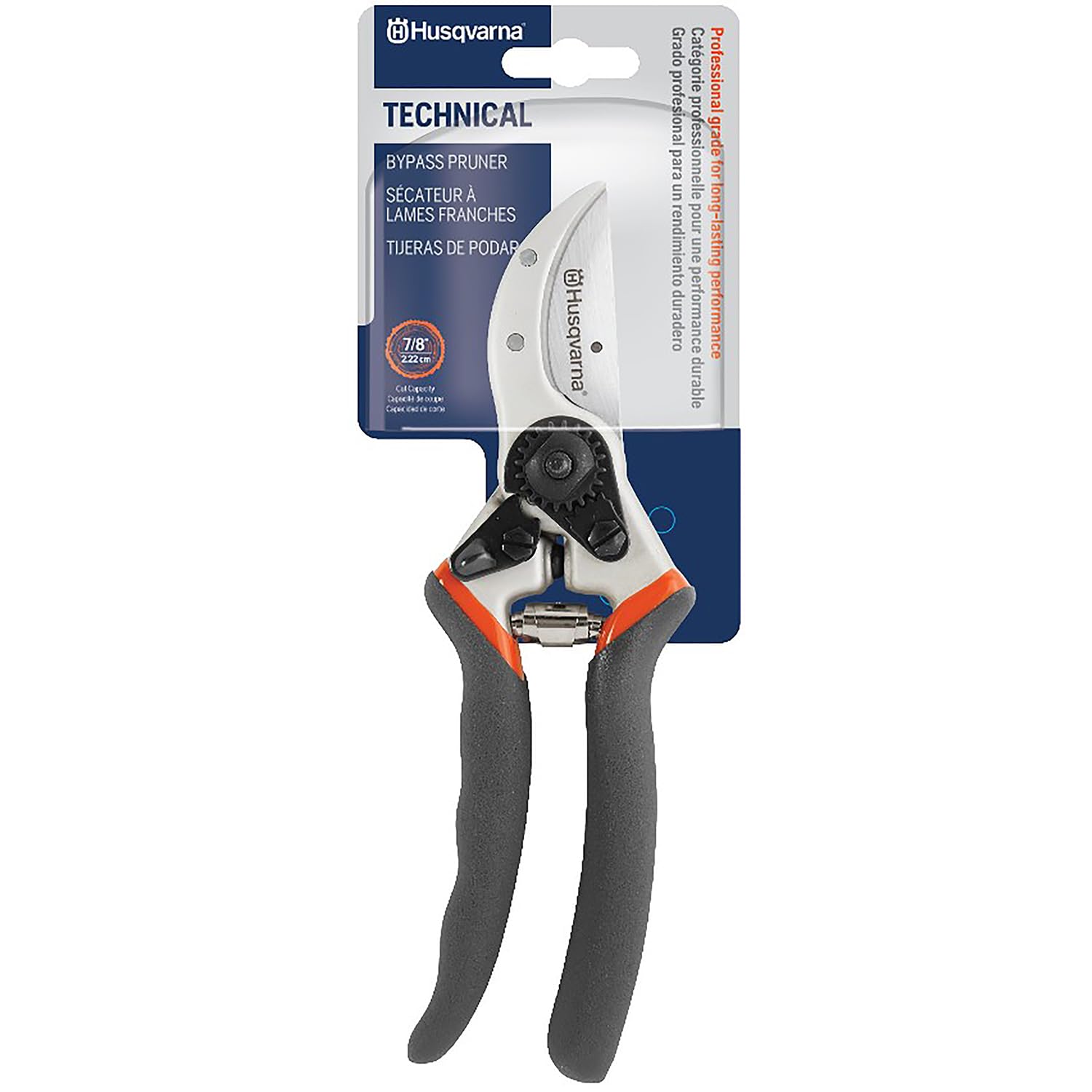 Husqvarna 599633201 Gartenschere, 7/8 Zoll Schnitt, schwarz