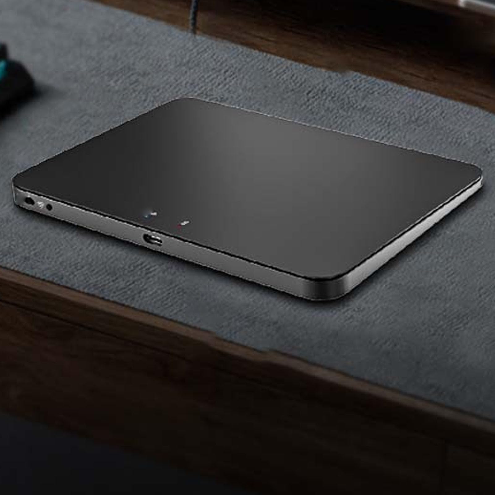 Zunate Slim Aluminum USB C Touchpad per Laptop (BLACK)