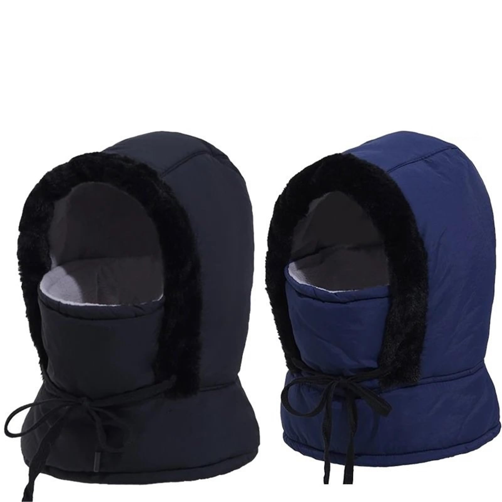 sottocasco Visiera da Sci Antivento Maschera Termica Traspirante Invernale Scaldacollo Sciarpa Cappuccio per Casco Scaldacollo da Ciclismo Passamontagna(2IN1-C)