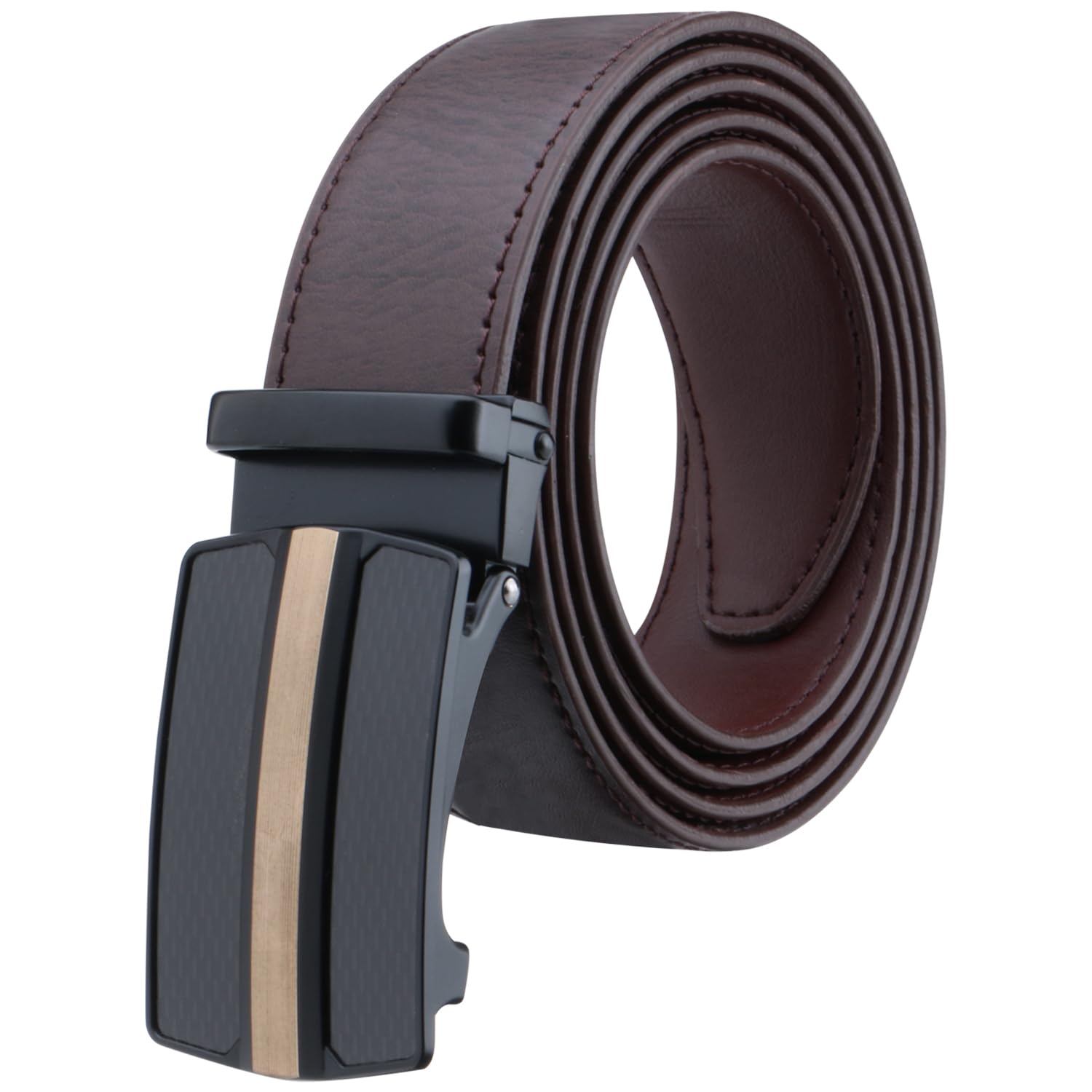 LabnoftMen's Auto Lock PU Leather Belt
