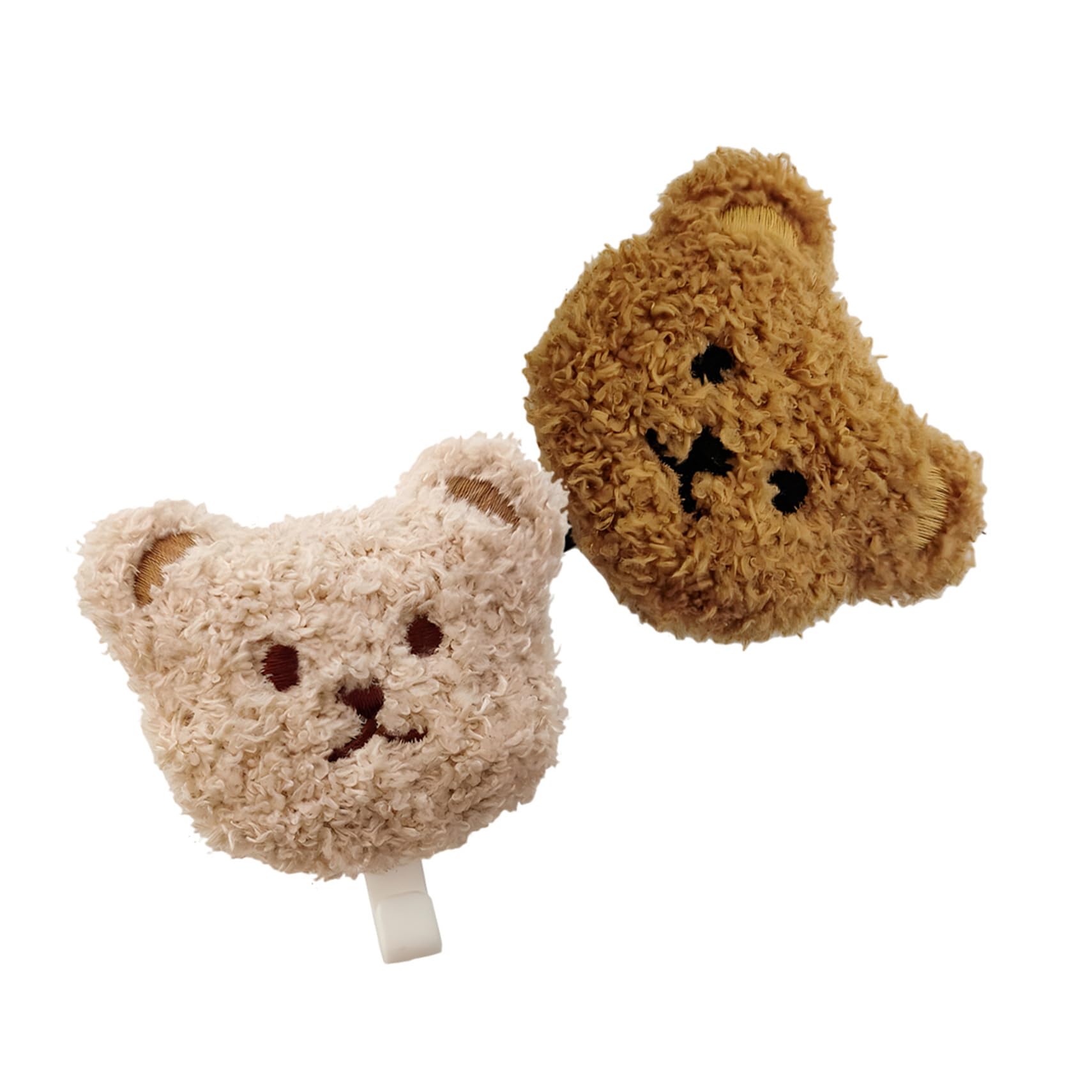 Veemoon Ganci Adesivi da Parete Orso in Peluche 2 Pezzi per Bagno e Cucina, Superficie Liscia Design Autoadesivo, Appendi Chiavi e Ombrelli