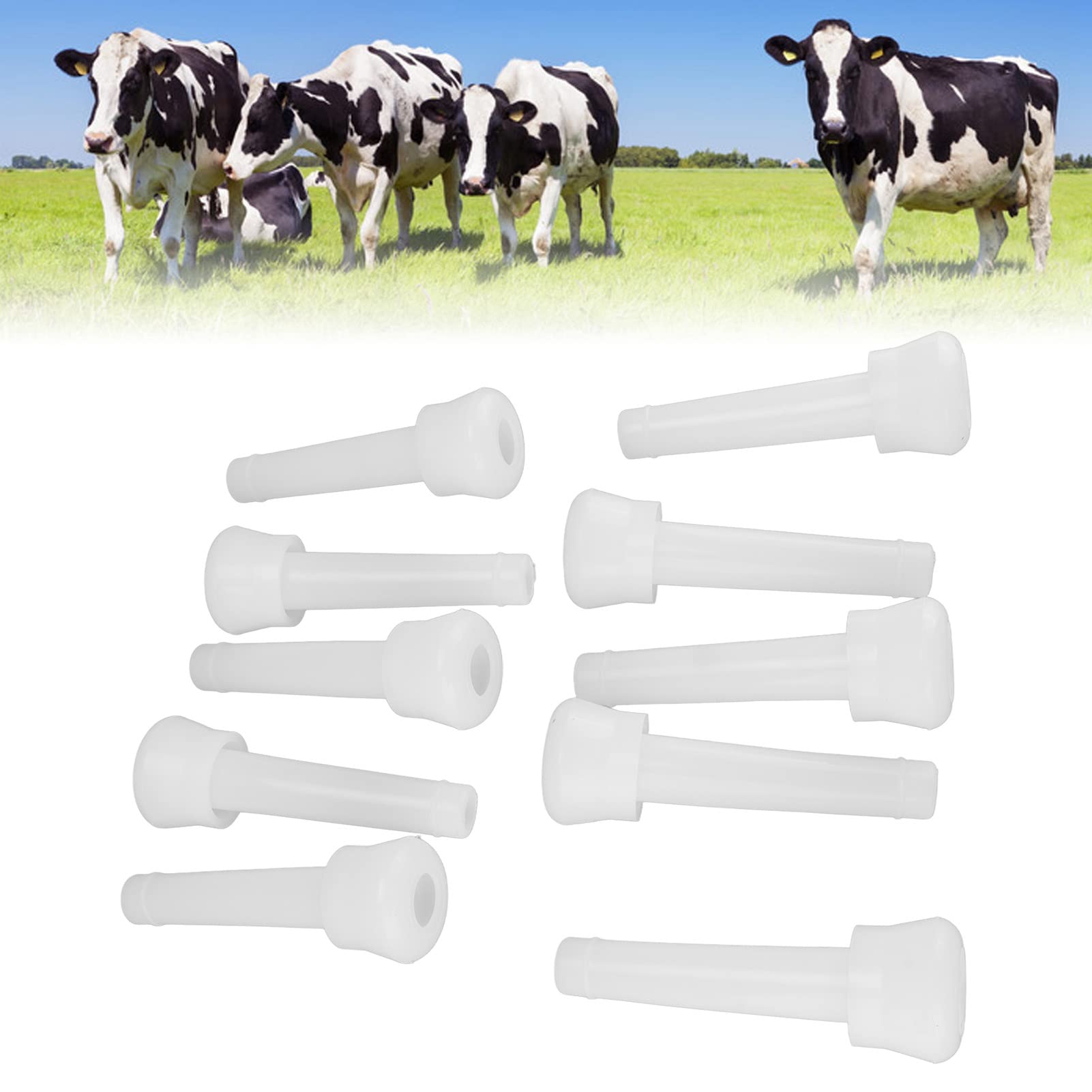 10-Pack Silicone Milking Liner – Food-Grade, Universal Fit For Cow/Goat/Sheep Milking Machines, Gentle Suction, Leak-Proof, Comfortable Massage Action
