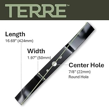 Amazon.com : Terre Products, Single Multi-Purpose Lawn Mower