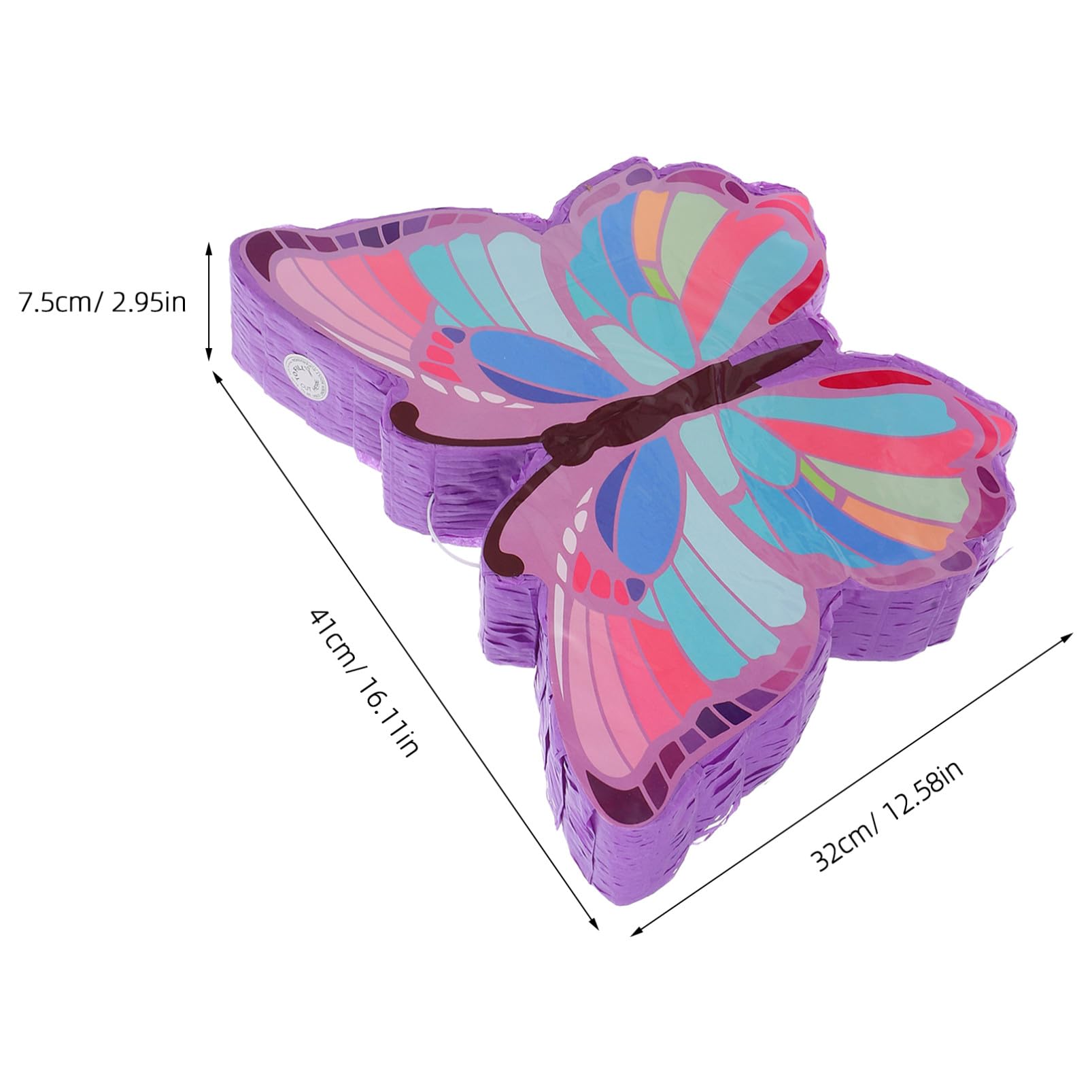 CHILDWEET 1juego Piñata De Cumpleaños Con Diseño De Incluye Bastón Confeti Decoración Para Fiestas Infantiles Para Cumpleaños De Niñas y Celebraciones Temáticas