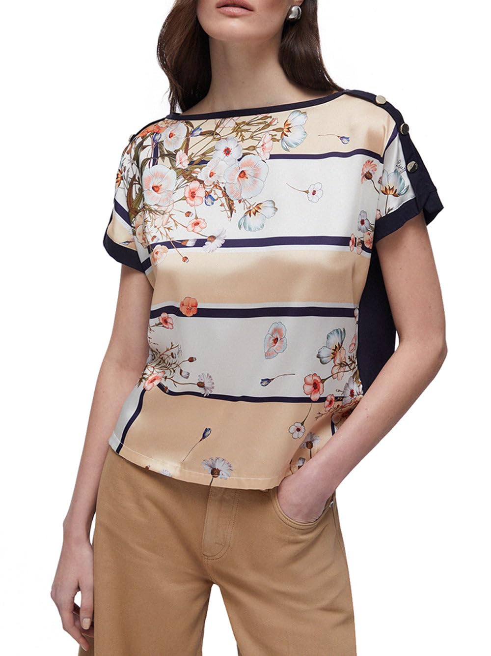 Liu Jo Donna T-Shirt Manica Corta Cotone WA6437J6308